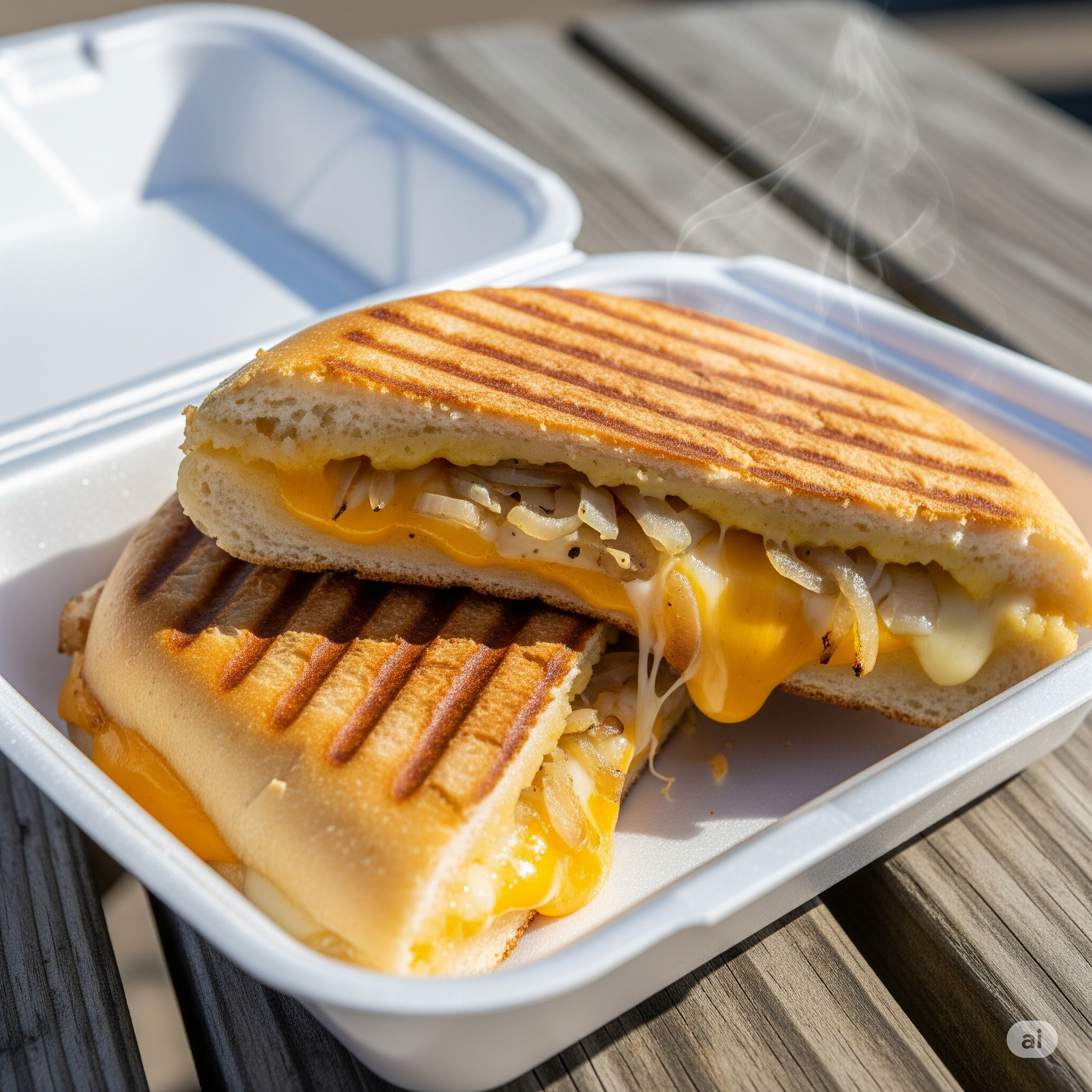 CHEESE & ONION PANINI