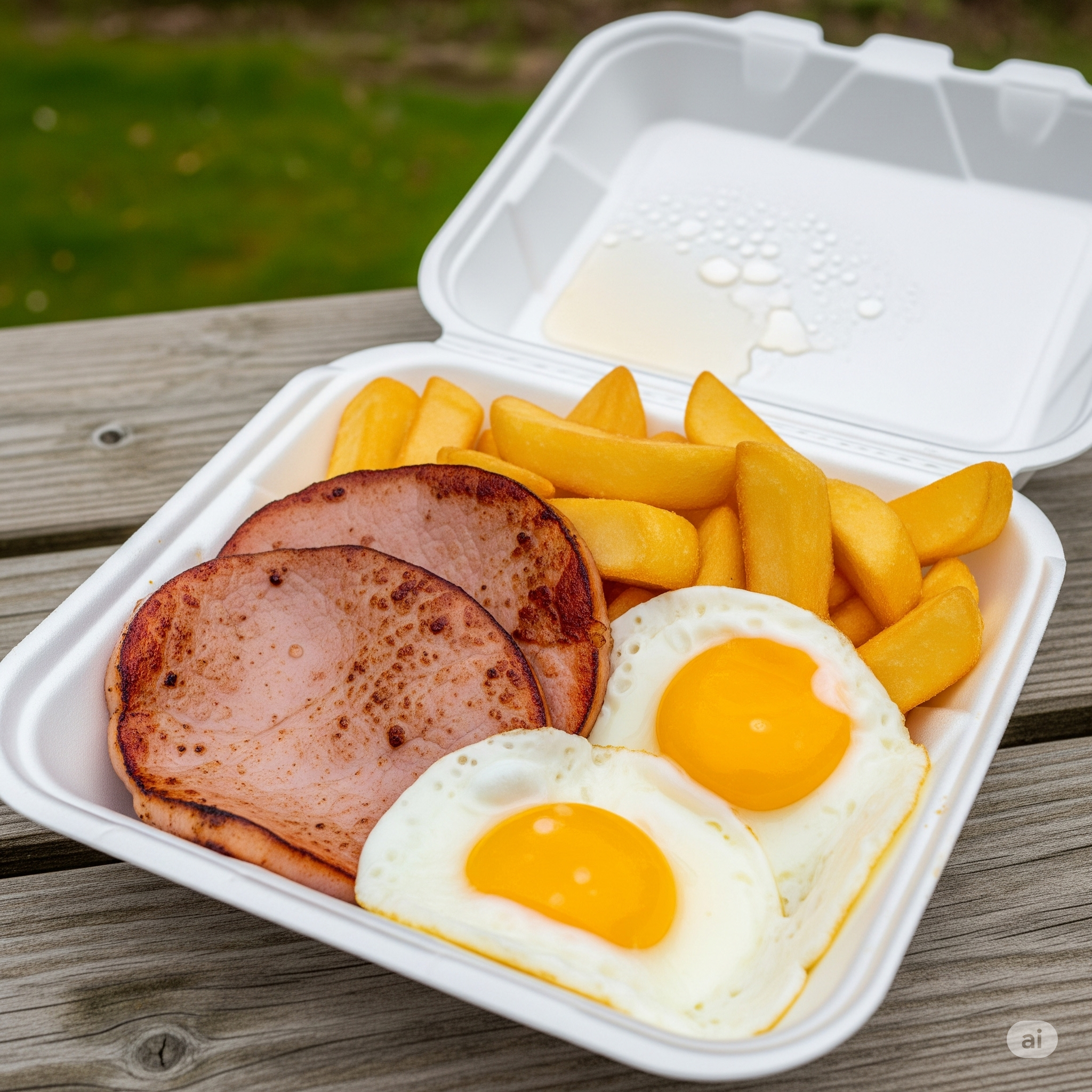 HAM, EGG & CHIPS