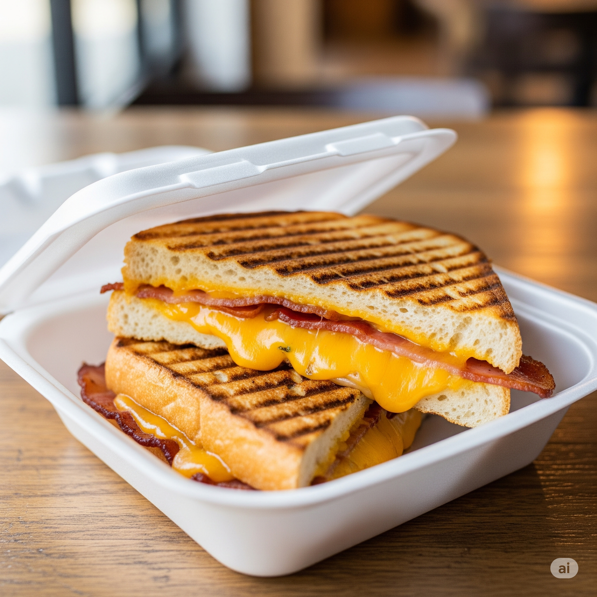CHEESE & BACON PANINI