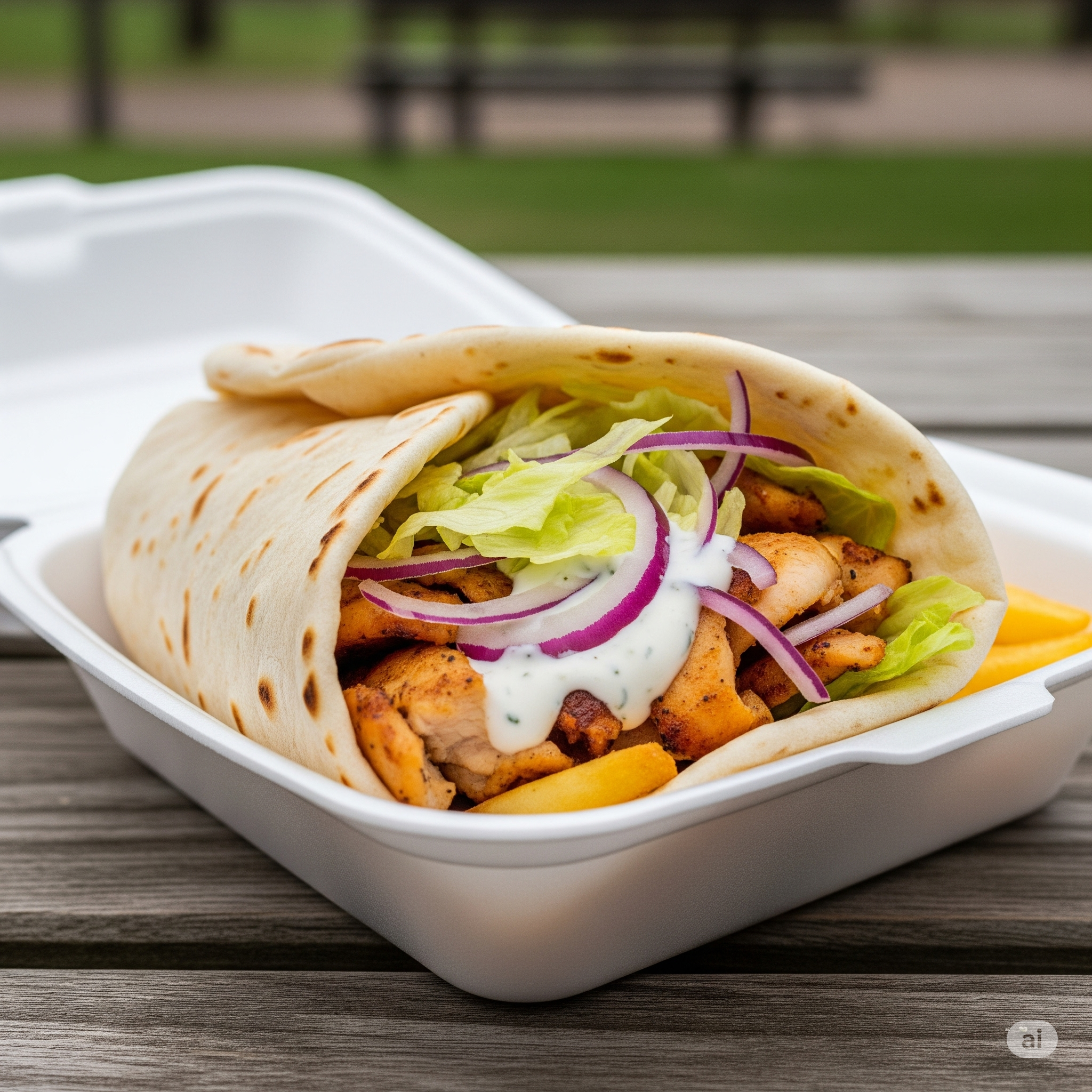 CHICKEN KEBAB WRAP
